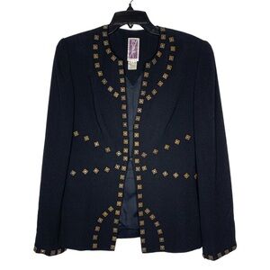 Zelda Vintage 90’s bronze‎ studded Blazer